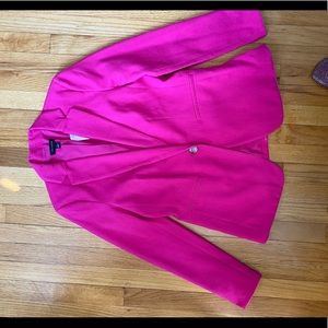 Ann Taylor Pink Linen Blazer